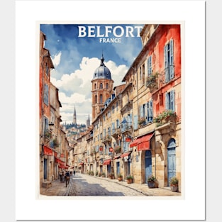 Belfort France Vintage Travel Poster Tourism Posters and Art